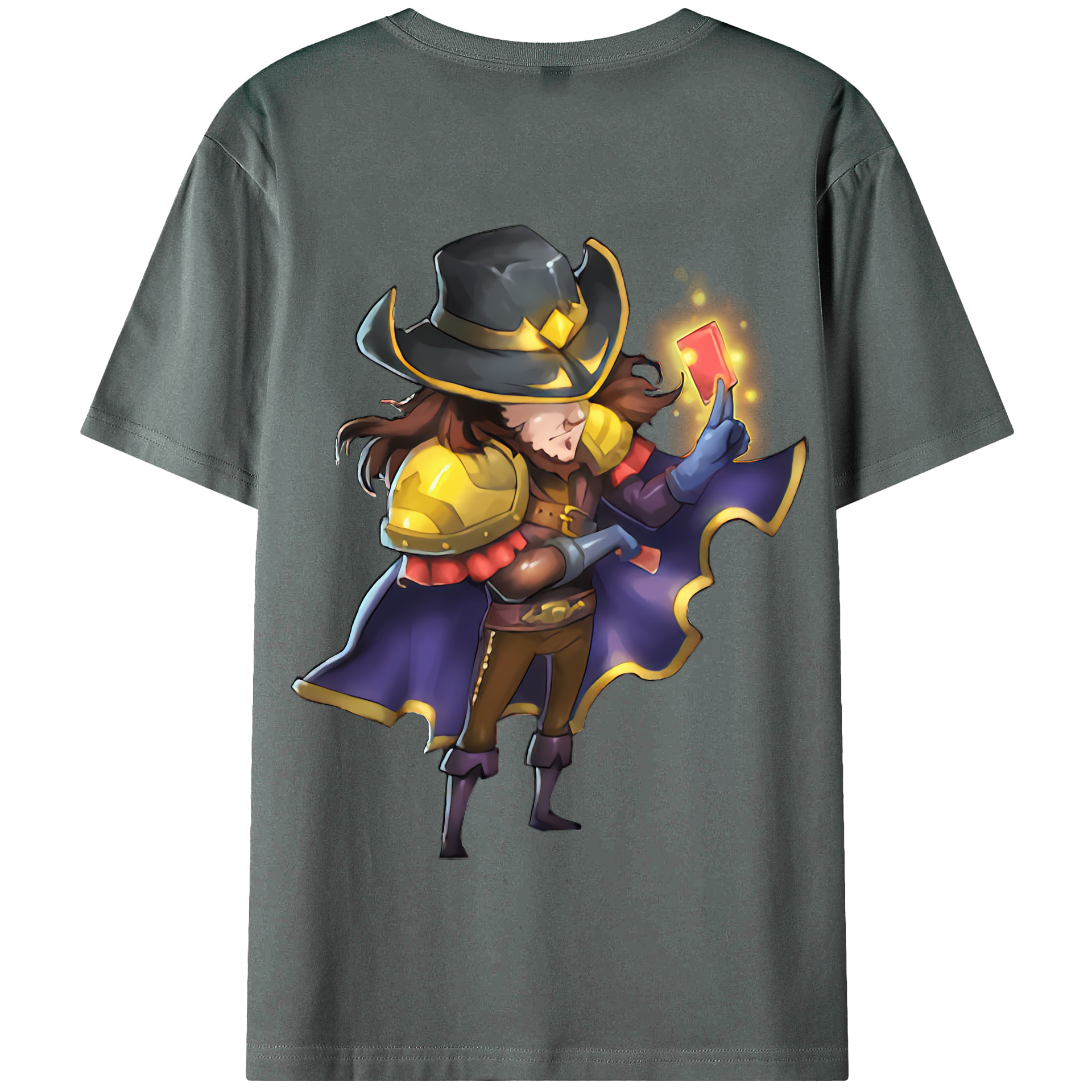 リーグ・オブ・レジェンド League of Legends LOL 綿100％半袖Tシャツ（背面プリント）